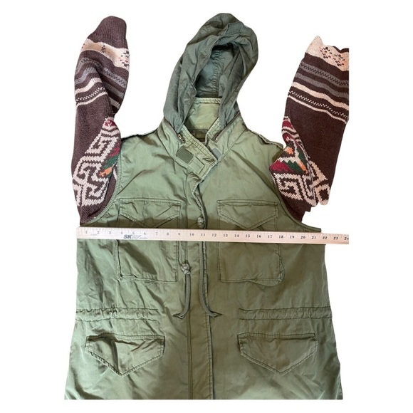 Ralph Lauren Denim Supply military INSP mix media Aztec print olive jacket XL - Picture 2 of 16